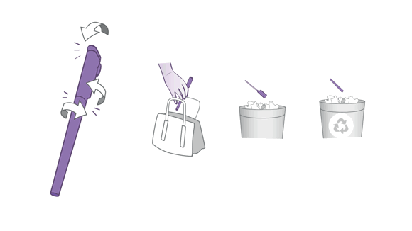 Source file to generate online quick guide images for LoFric Elle